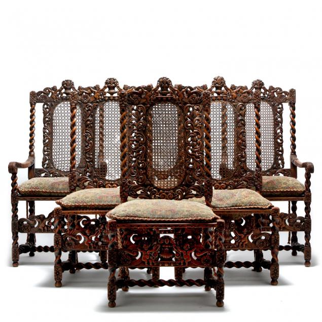 set-of-six-carved-oak-english-carolean-dining-chairs