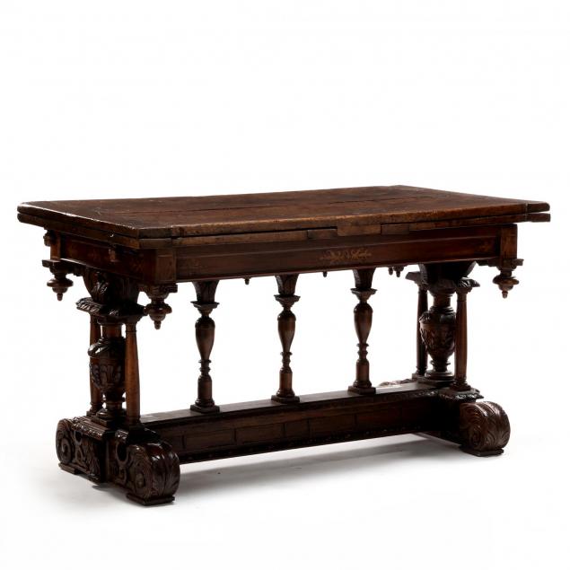 english-carved-refectory-table