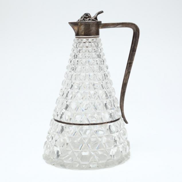 russian-cut-crystal-decanter-with-silver-mounts