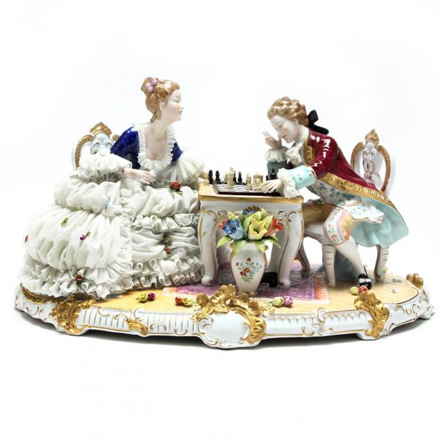 dresden-porcelain-figural-tableaux-of-a-chess-game-unterweissbach