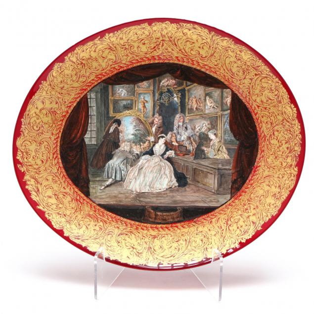 venetian-enamel-decorated-charger