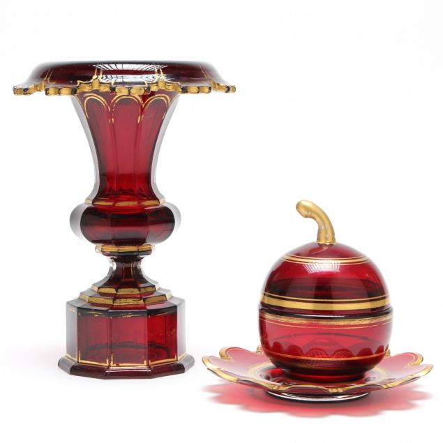 bohemian-ruby-glass-grouping