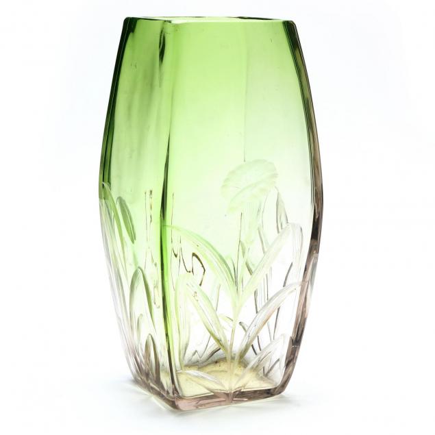 harrach-art-nouveau-engraved-glass-vase