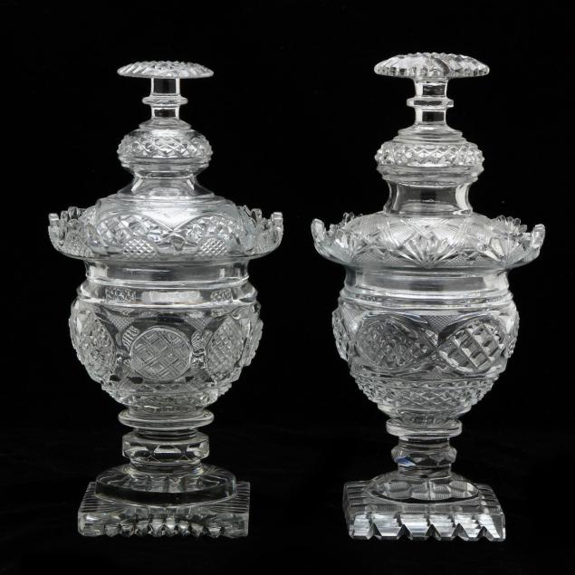 two-anglo-irish-cut-crystal-sweet-meat-urns