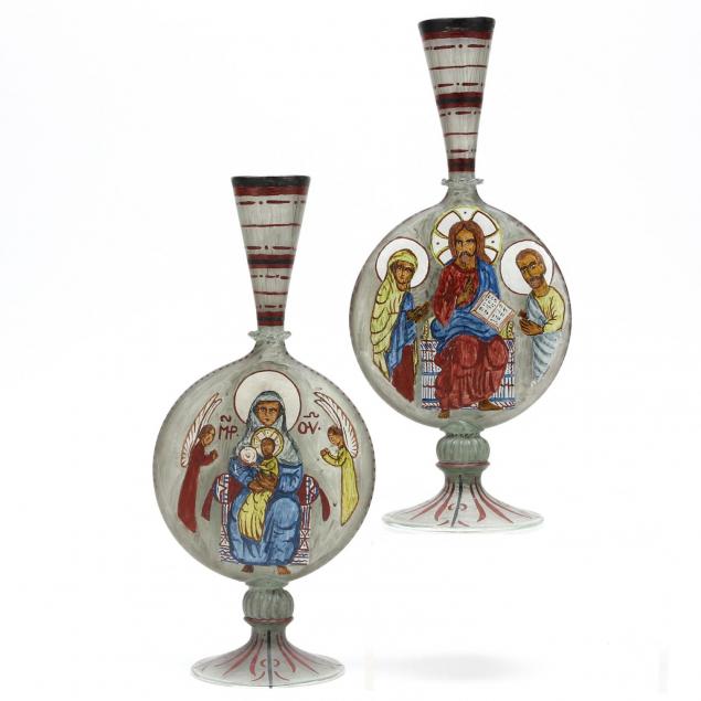 pair-of-venetian-glass-pilgrim-flasks