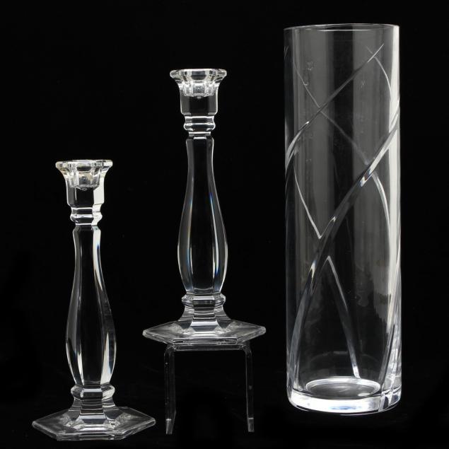 tiffany-co-cut-glass-vase-and-candlesticks