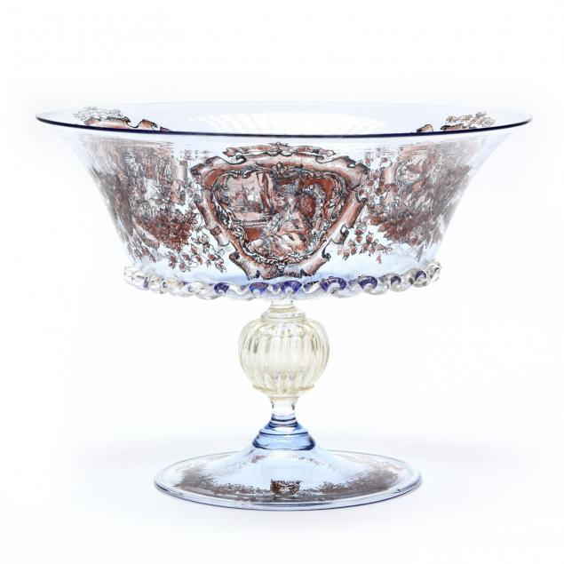 venetian-glass-commemorative-compote