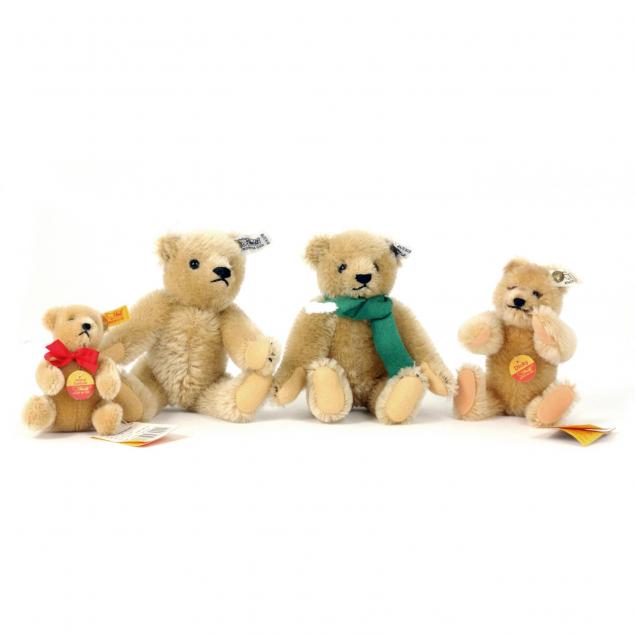 group-of-four-steiff-golden-bears
