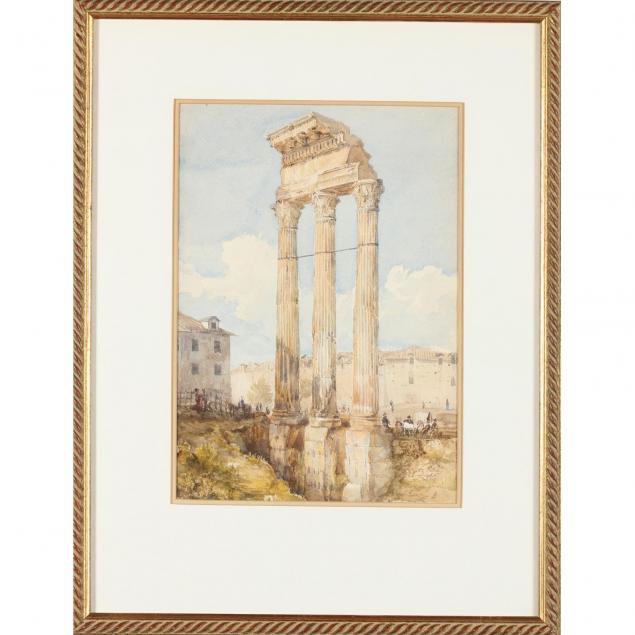 english-school-19th-century-the-temple-of-castor-pollux