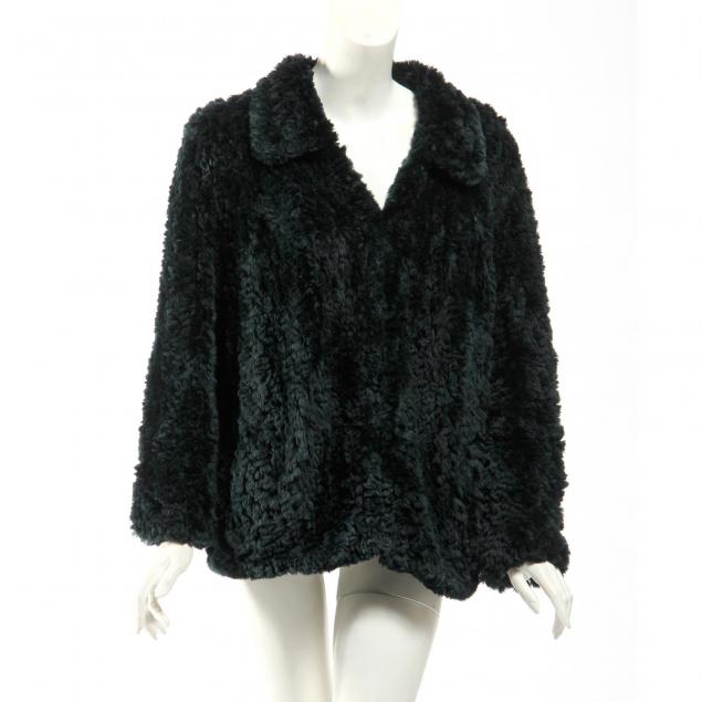 dyed-rabbit-fur-shrug