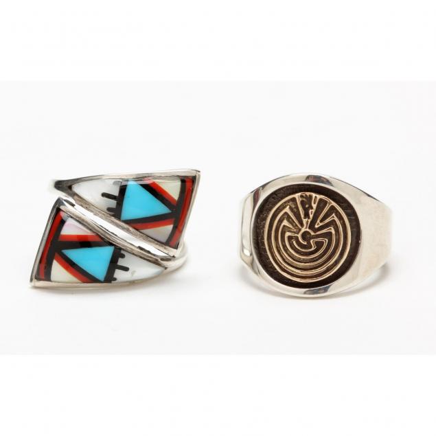 two-southwest-sterling-silver-rings