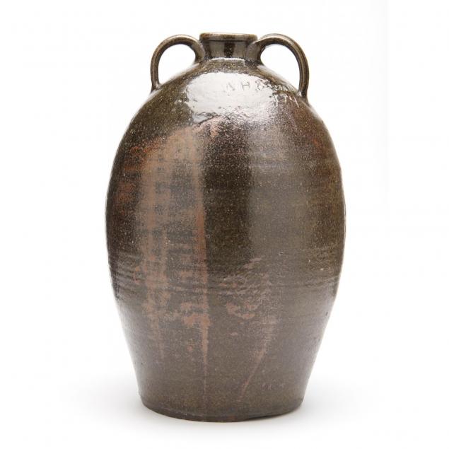 nc-pottery-molasses-jug-wade-hampton-smith-lincoln-county-1855-1928