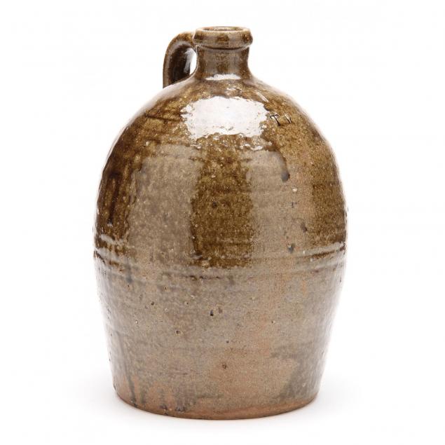 nc-pottery-one-gallon-jug-thomas-ritchie-lincoln-county-1825-1909