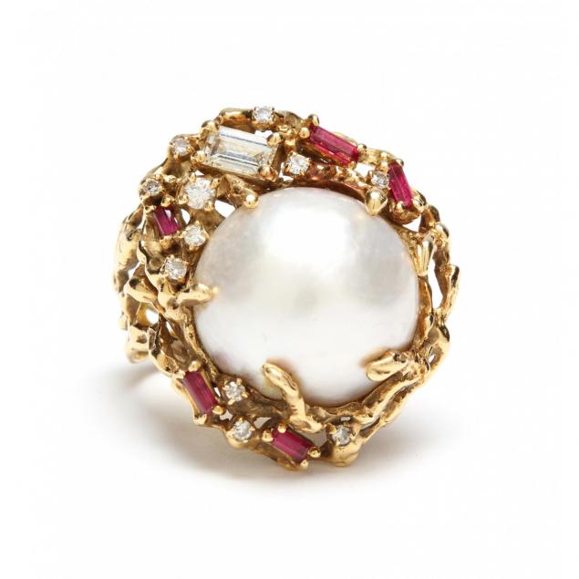 18kt-pearl-ruby-and-diamond-ring-arthur-king