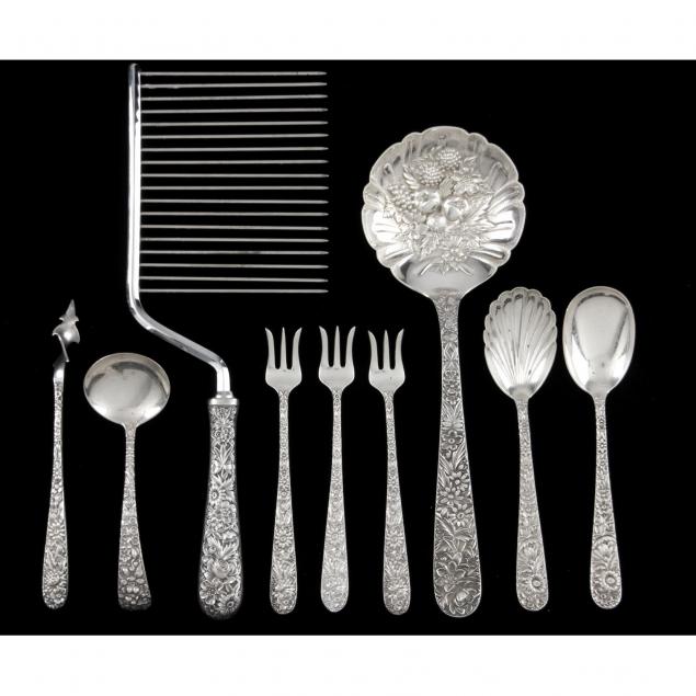 group-of-baltimore-repousse-sterling-silver-flatware