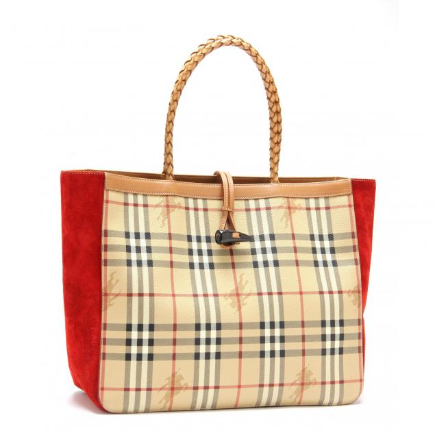 haymarket-plaid-large-shopping-tote-burberry