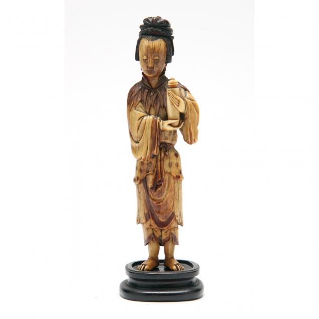 chinese-stained-ivory-figure