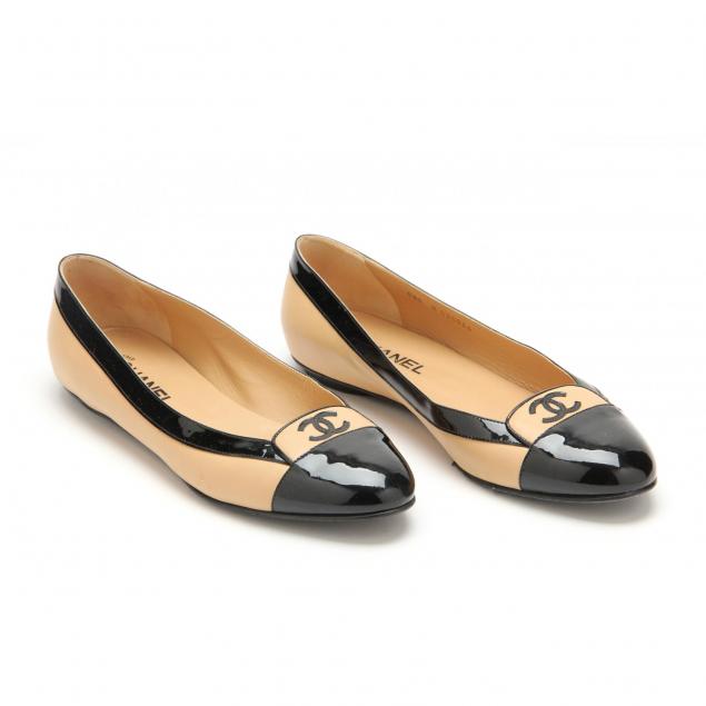 pair-of-cap-toe-ballerina-flats-chanel