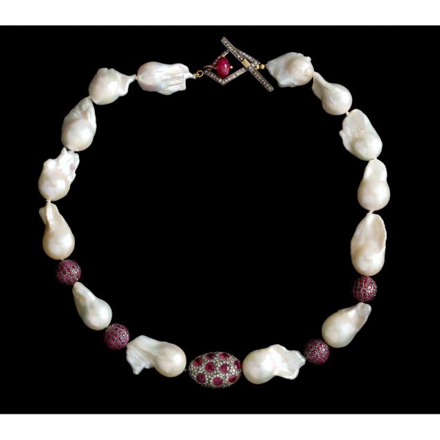 baroque-pearl-diamond-and-ruby-necklace