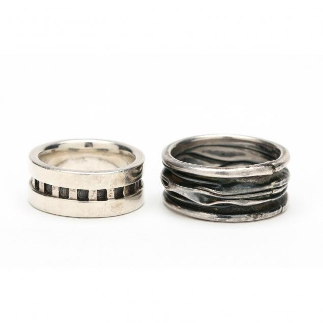 two-sterling-silver-bands