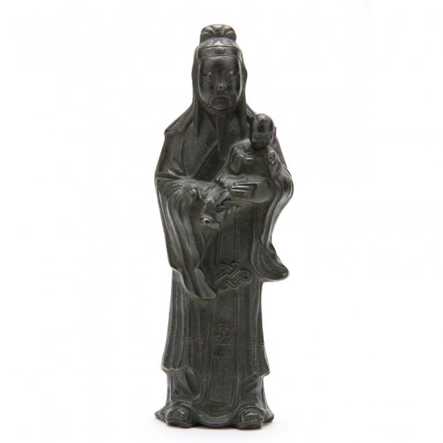 chinese-bronze-sculpture-of-daoist-god