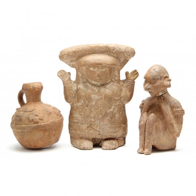 pre-columbian-pottery-figures-and-vessel