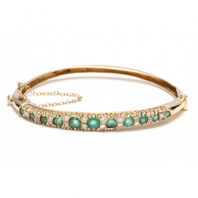 14kt-emerald-and-diamond-bracelet