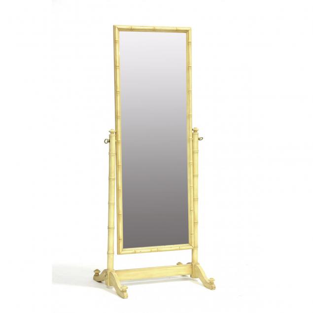 faux-bamboo-cheval-mirror