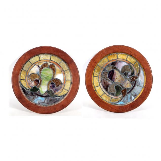 pair-of-stained-glass-circular-windows