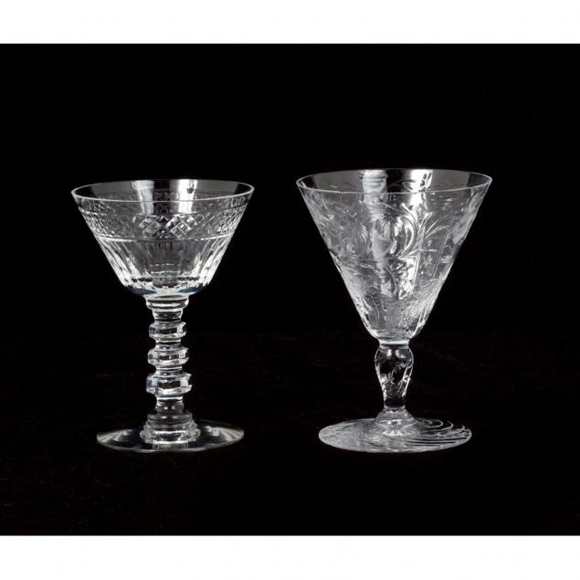 27-vintage-cut-crystal-drinking-glasses