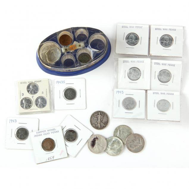 vintage-bank-promotion-with-silver-halves-obsolete-cents