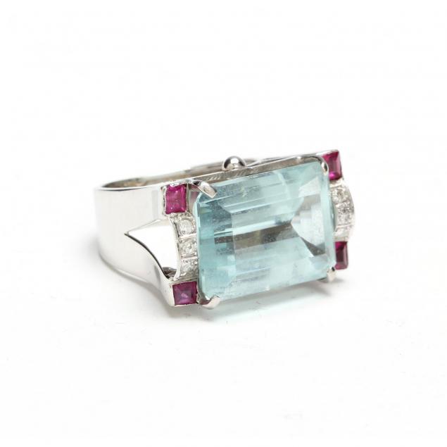 18kt-aquamarine-ruby-and-diamond-ring