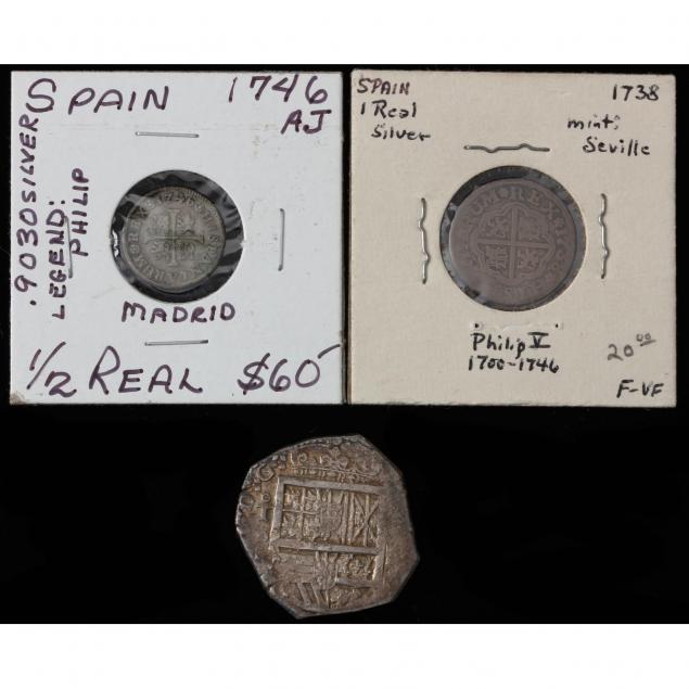spain-three-pre-1800-silver-coins