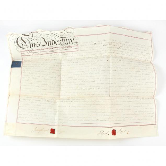 early-19th-century-english-real-estate-lease-agreement-on-vellum