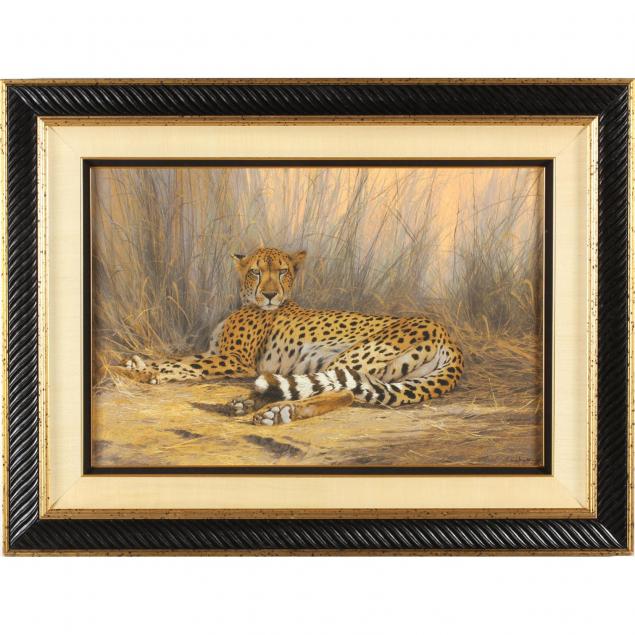 kim-donaldson-zimbabwe-b-1952-resting-cheetah