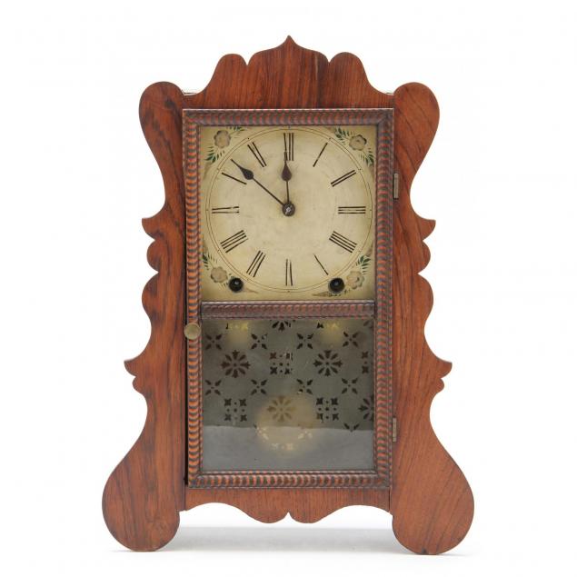 e-c-brewster-sons-diminutive-rosewood-mantle-clock