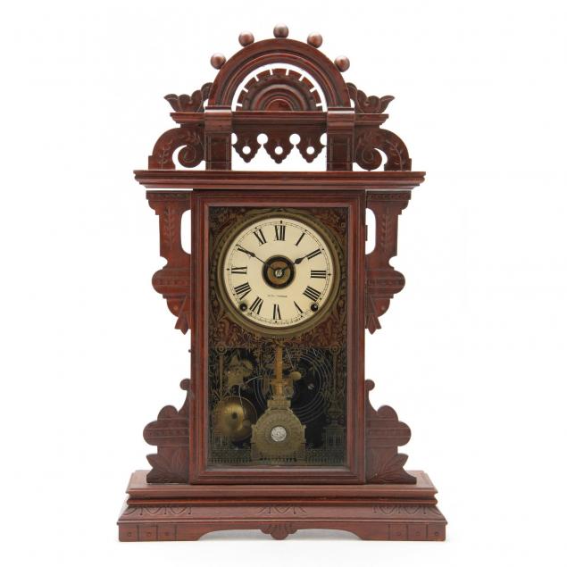 seth-thomas-mahogany-kitchen-alarm-clock