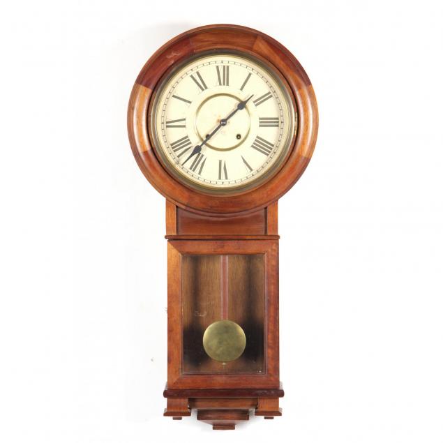 ansonia-long-drop-regulator-wall-clock