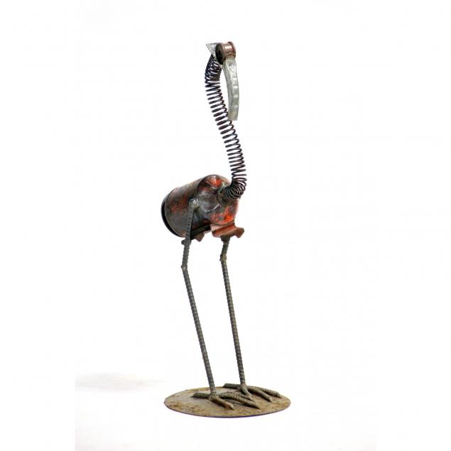 folk-art-found-object-sculpture-of-a-flamingo