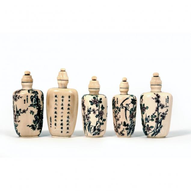 five-ivory-snuff-bottles