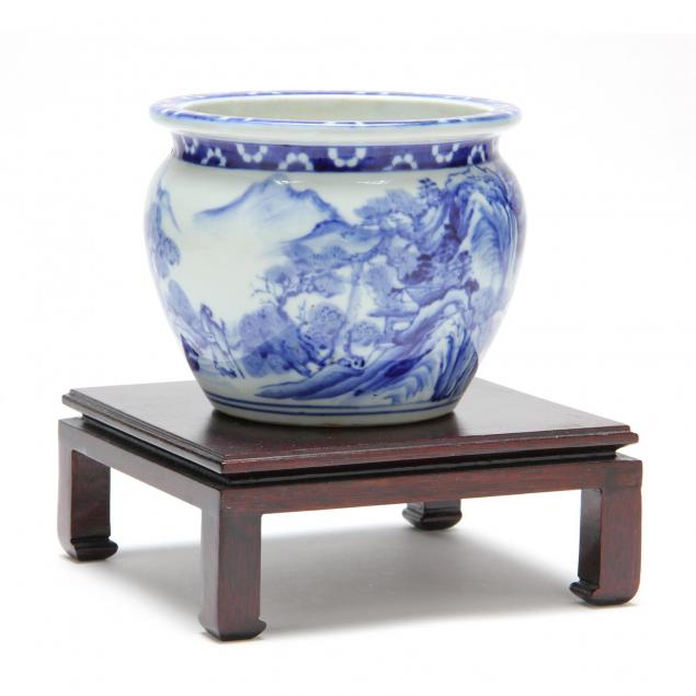 japanese-blue-and-white-porcelain-small-jardiniere