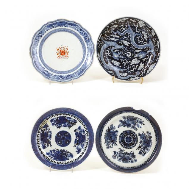 four-fine-antique-chinese-plates