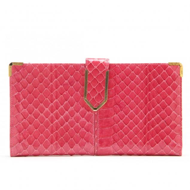 judith-leiber-hot-pink-wallet