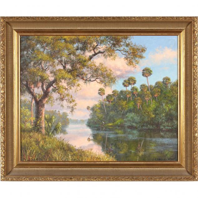 albert-ernest-backus-fl-1906-1990-i-st-lucie-reflection-i