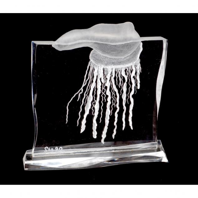 lucite-jellyfish-sculpture