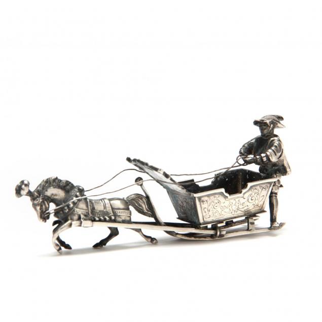 antique-hanau-silver-miniature-sleigh
