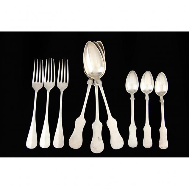 9-pieces-of-austrian-silver-flatware