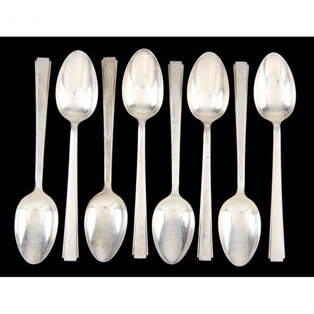 set-of-8-lunt-modern-classic-sterling-silver-teaspoons