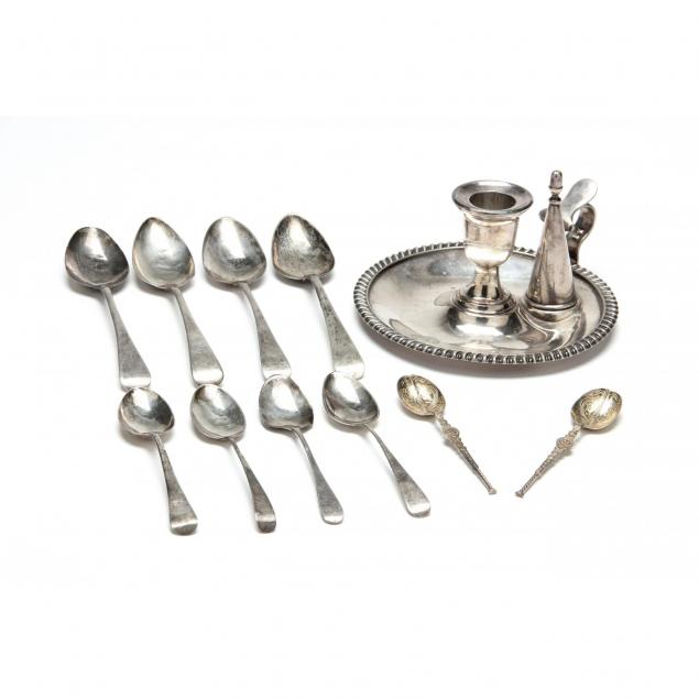 group-of-antique-english-silver