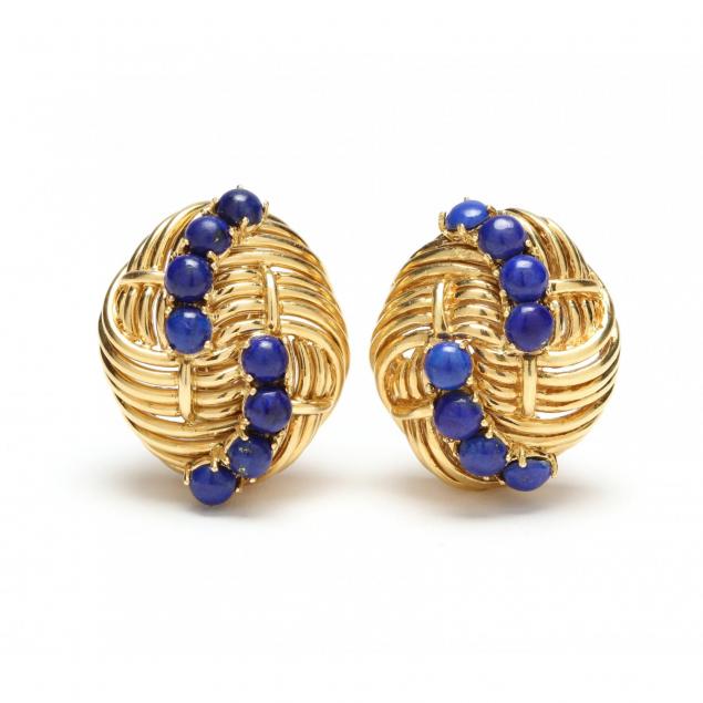 14kt-gold-and-lapis-ear-clips-tiffany-co